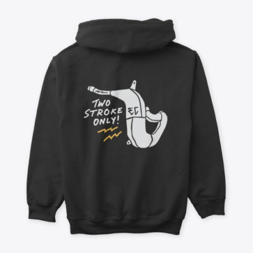 Two Stroke Only - Black Hoodie