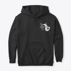 Two Stroke Only – Black Hoodie – Enduro Channel