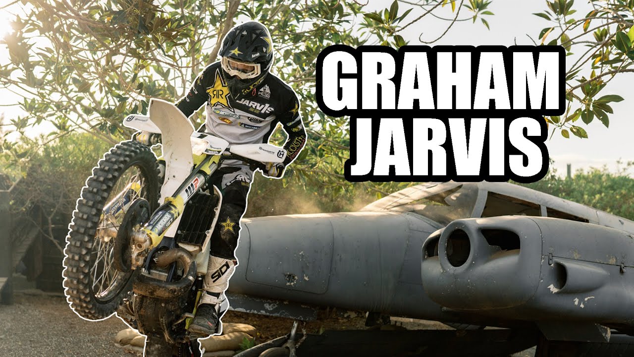 Graham Jarvis rides over the tanks and planes at Hangar 37 Adventure Park!